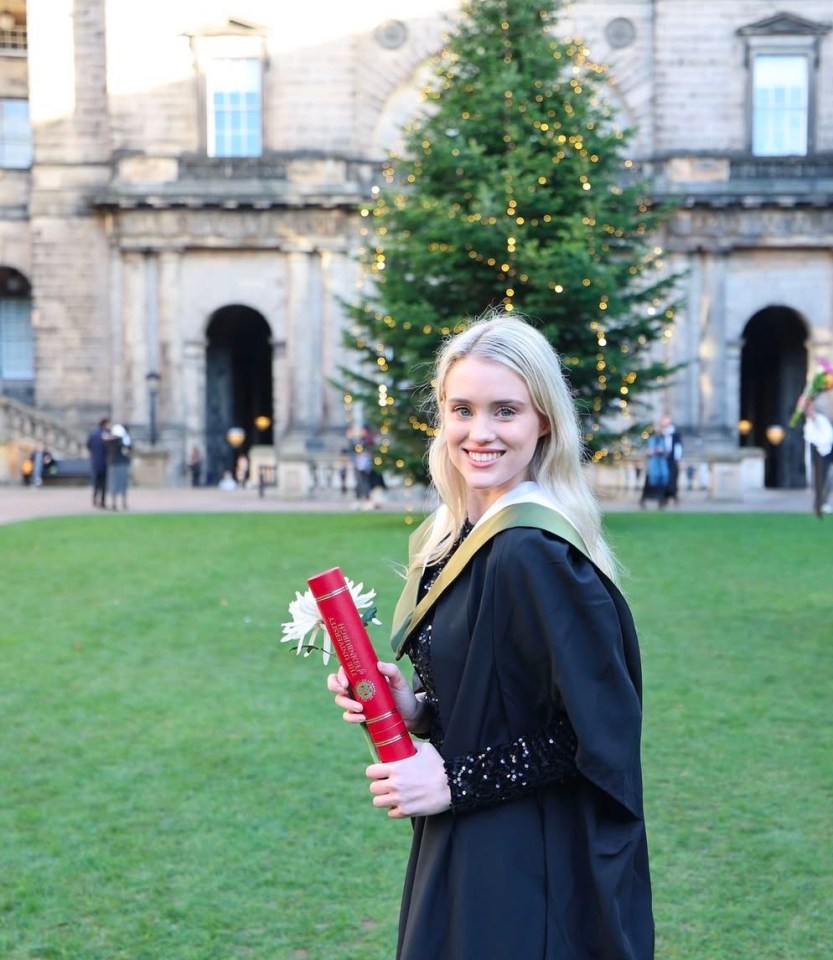 Thea just graduated from the University of Edinburgh.