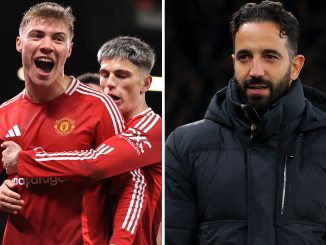 Ruben Amorim picks out flaw in Rasmus Hojlund's game despite Man Utd striker scoring twice against Bodo/Glimt