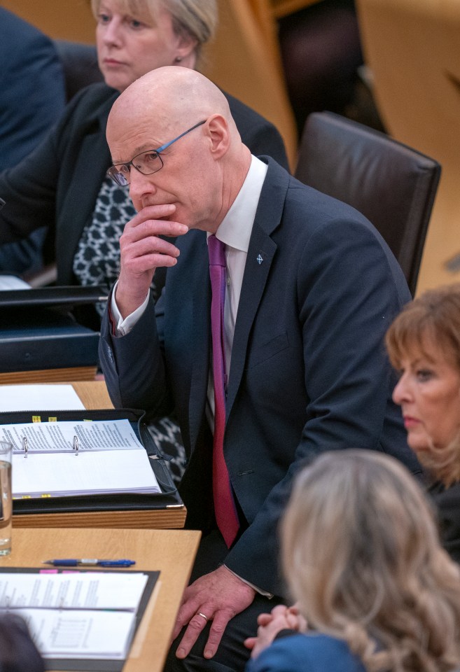 The Scottish Labour leader said Mr Swinney has his "head in the sand"