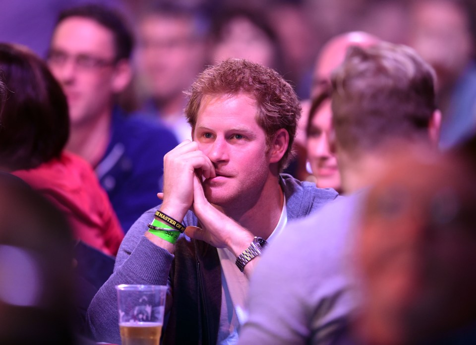 Prince Harry attended the World Darts Championship in 2014