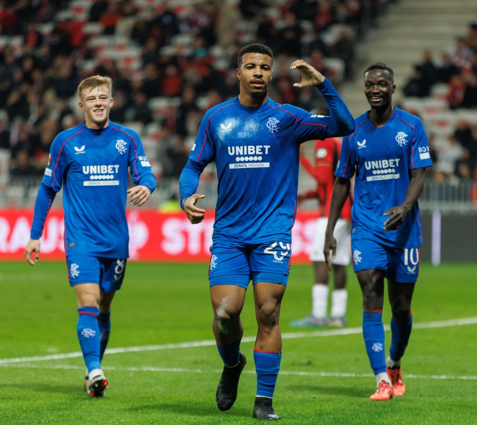 Hamza Igamane scored twice in France