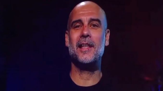 Man City fans say 'Liverpool on Sunday and he's lost his mind' as Pep Guardiola sings song for Barcelona's birthday