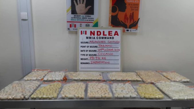 30 Suspects Quizzed As NDLEA Seizes N4.4bn Cocaine At Lagos Airport