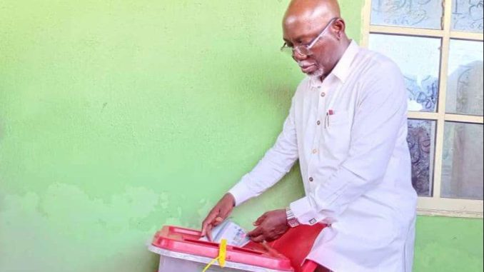 APC Candidate, Aiyedatiwa Casts His Vote