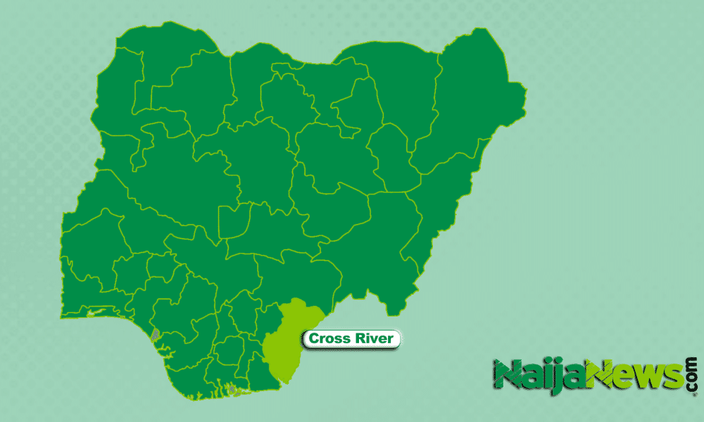 Map of Cross River State, Nigeria