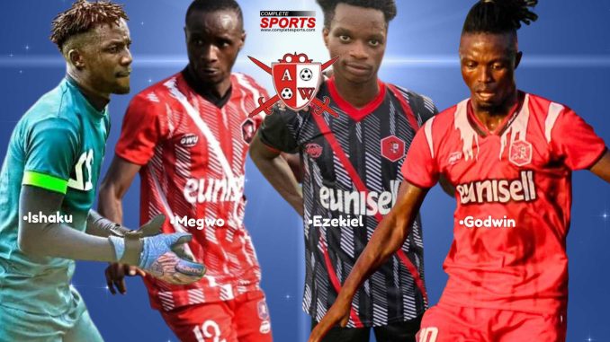 Abia Warriors Stars’ Megwo, Ezekiel, Ishaku, Godwin Boost Home Eagles Ahead Ghana Clash