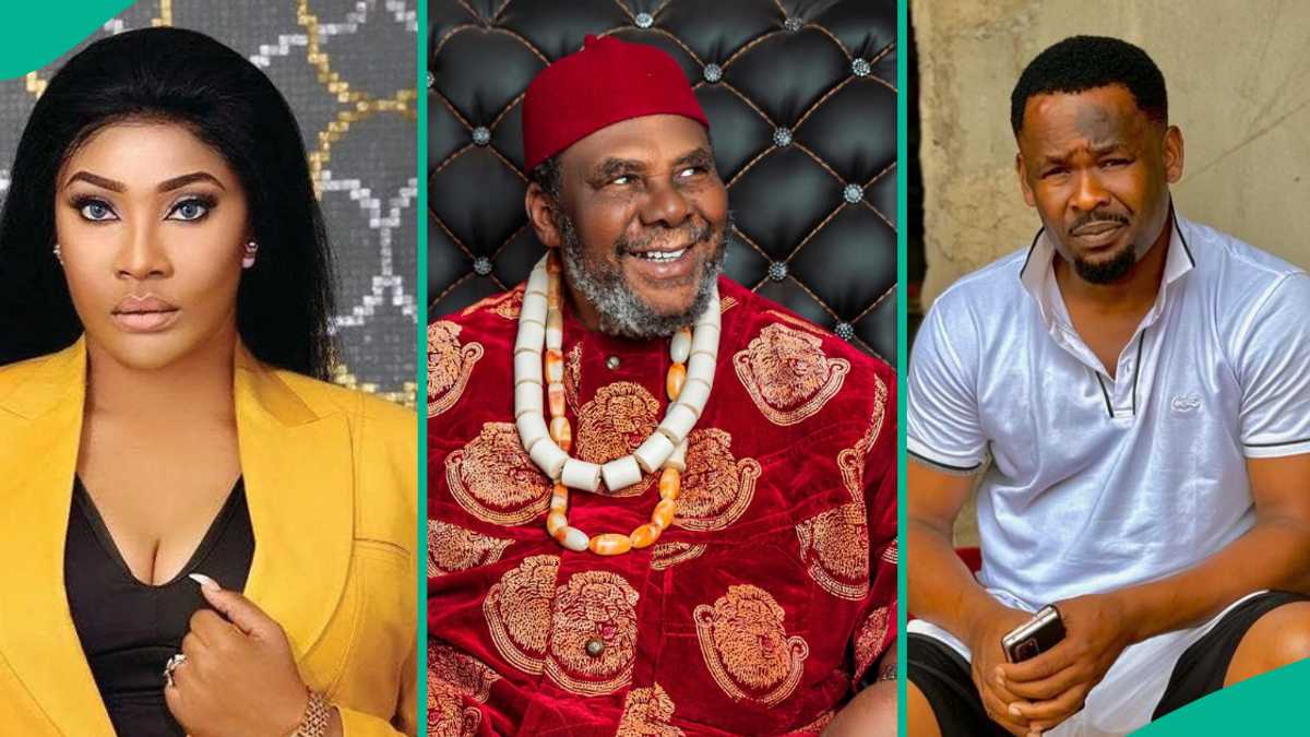 Angela Okorie Shares Video of Last Fight With Zubby Michael, Pete Edochie’s Role in Their Reunion