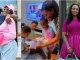 Anita Okoya hailed as Paul introduces their children to Ivy's newborn baby