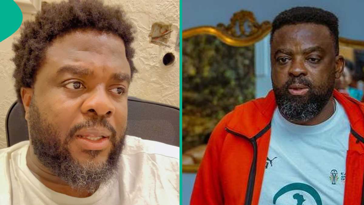 Aremu Afolayan Breaks Down in Tears, Apologises to His Elder Brother Kunle in Moving Video