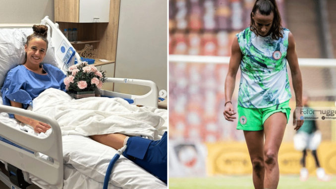 Super Falcons' Ashleigh Plumptre Undergoes Surgery