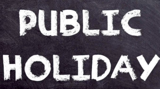 Public holiday