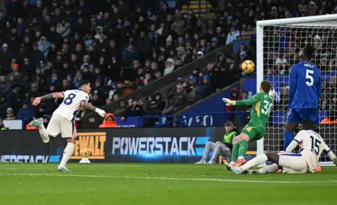 Leicester 1-2 Chelsea: Blues narrow gap to City with comfortable win