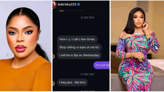 Bobrisky addresses N4M debt claim