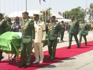 Body Of Late Chief Of Army Staff Lt. Gen. Lagbaja Arrives Abuja For Burial