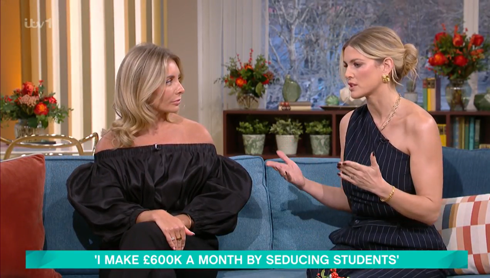 Ashley James (right) challenged Bonnie's "educational" claims