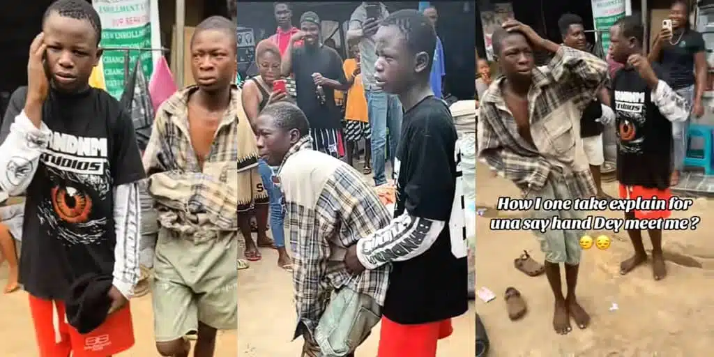 Boys publicly humiliated, forced to dance for stealing iPhone 14 Pro Max, selling it for ₦100k