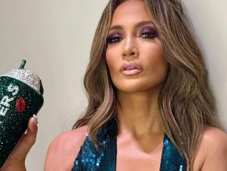 Braless Jennifer Lopez, 55, wows in plunging sequinned gown after singing in sexy leotard