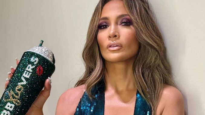 Braless Jennifer Lopez, 55, wows in plunging sequinned gown after singing in sexy leotard