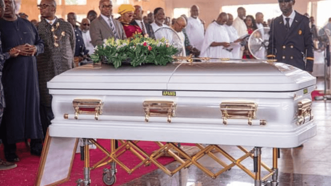 Buhari's minister, Ogbonnaya Onu buried, state polytechnic renamed in his honour