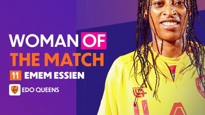 CAFWCL: Essien Wins Player Of The Match Award After Helping Edo Queens Beat Mamelodi Sundowns