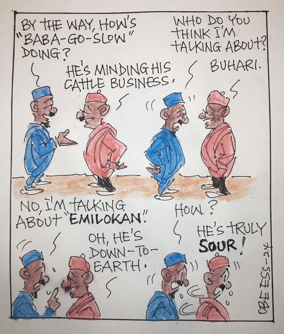 CARTOON OF THE DAY: Talking about Emilokan