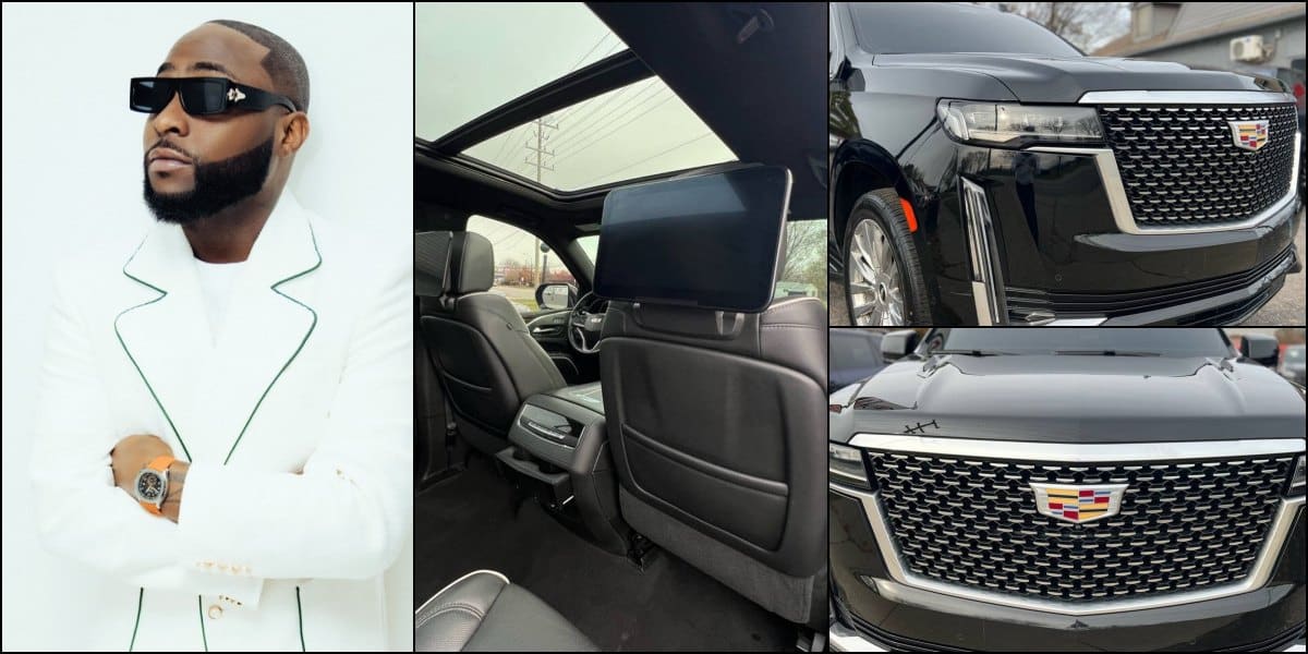 Davido car dealer birthday escalade