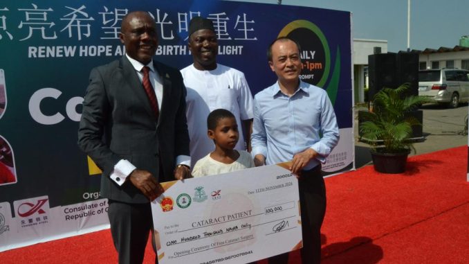 Chinese Consulate offers free eye surgery, cash to Edo people