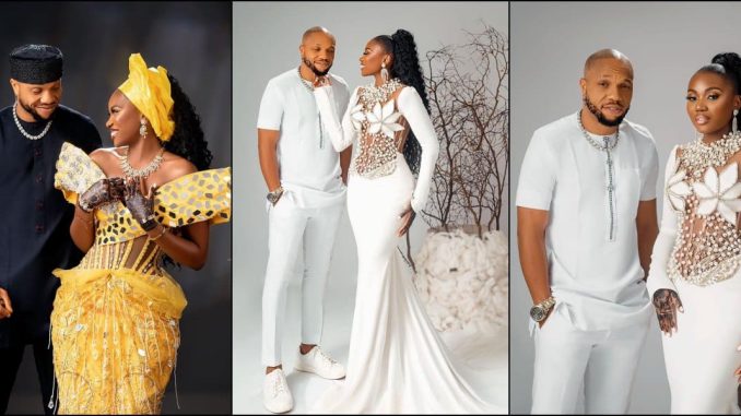 Congratulations pour in as Charles Okocha shares pre-wedding photos