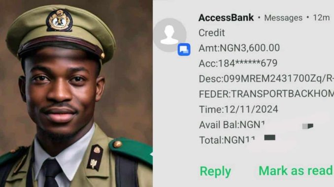 Corps member laments as FG pays ₦3,600 transport allowance, asks GIG Motors for Jos-bound ride