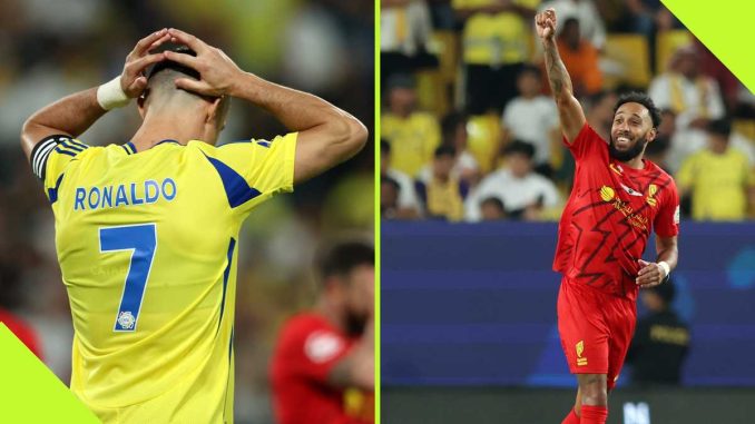 Cristiano Ronaldo’s Goal Not Enough As Aubameyang Hands Al Nassr First Loss in Saudi League