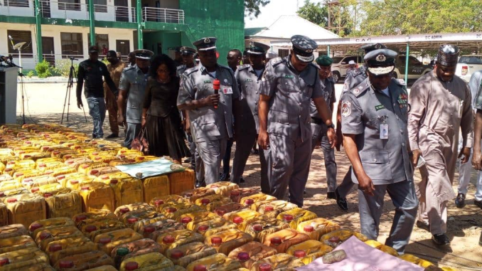 Customs Auctions 71,965 Litres Of Petrol To Adamawa Residents