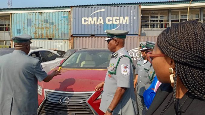 Customs Intercepts 21 Vehicles Stolen From Canada In Lagos, Rivers Ports