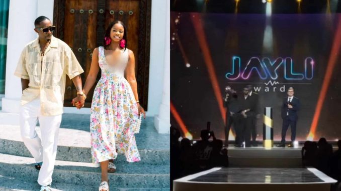 Cute moment Juma Jux gives shout-out to girlfriend, Priscilla Ojo as he bags award