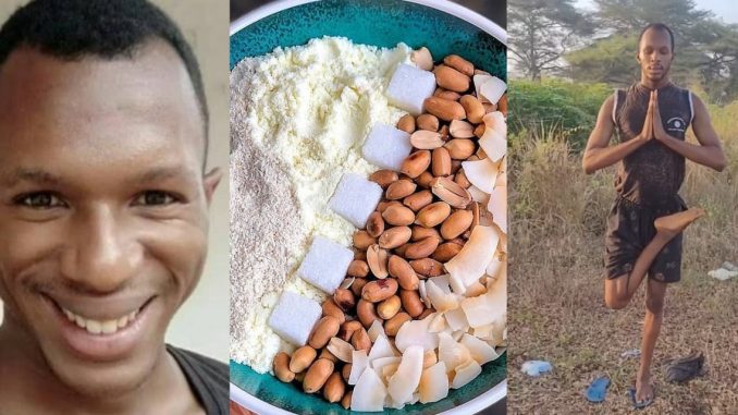 Daniel Regha labeled 'sapa influencer,' 'master of the four elements: garri, sugar, groundnut and water'