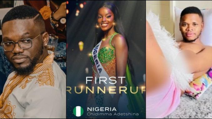 David Hundeyin roasts critic who mocked Chidimma Adetshina for coming 2nd at Miss Universe