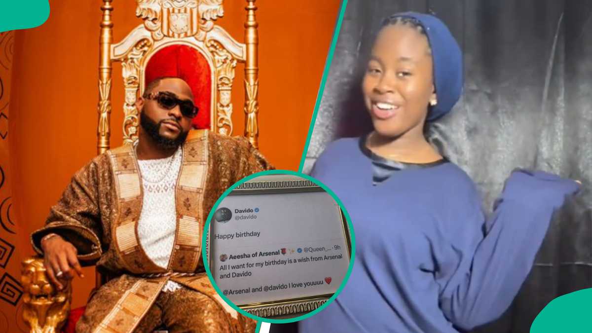 Davido Grants Female Fan’s Birthday Wish, She Makes Picture Frame of His Message: “The Best Gift”