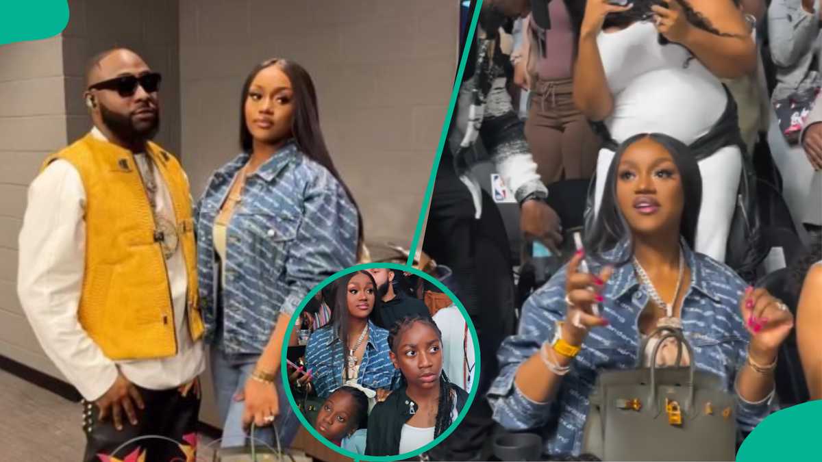 Davido’s Wife Chioma Spotted With Stepdaughter at Singer’s US Show, Videos Trend: “They Resemble”