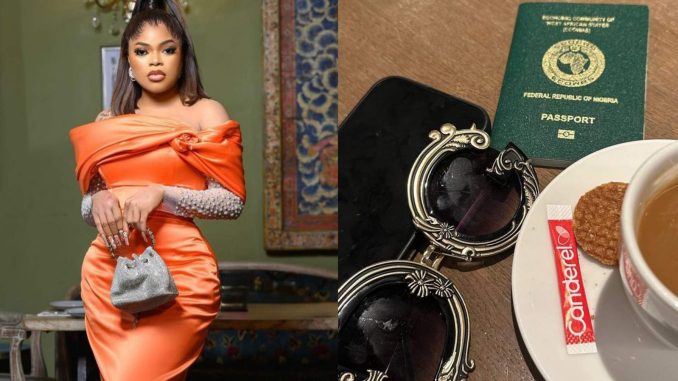 "Dis girl have bought first class tickets 3 times for over N30M" – Bobrisky brags after jetting out of Nigeria