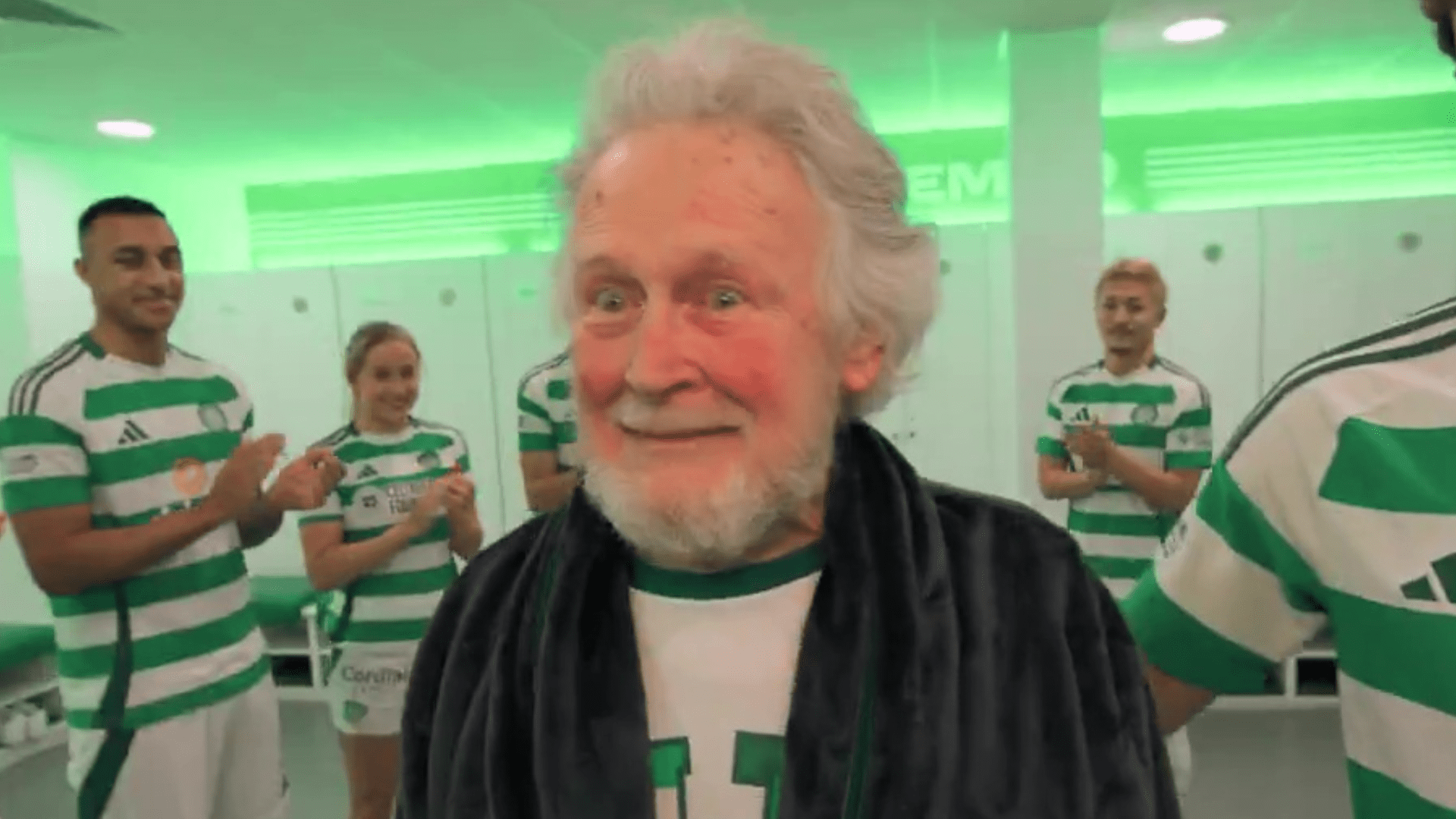 Emotional Celtic fans say 'tears are running down my face' as two legends make surprise appearances in Christmas advert