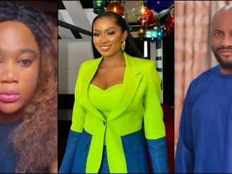 Esther Nwachukwu drags May Edochie for allegedly denying Yul access to his kids