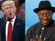 Ex-President Jonathan Hails Trump's Victory, Says It's 'Testament To Leadership’