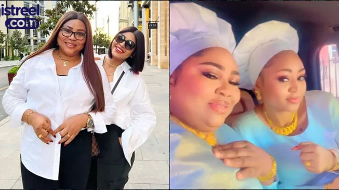 Fans react as Regina Daniels, her mother Rita attend white garment church