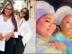 Fans react as Regina Daniels, her mother Rita attend white garment church