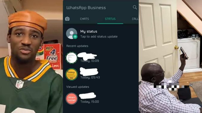 Father rants as son blocks him from viewing his WhatsApp status