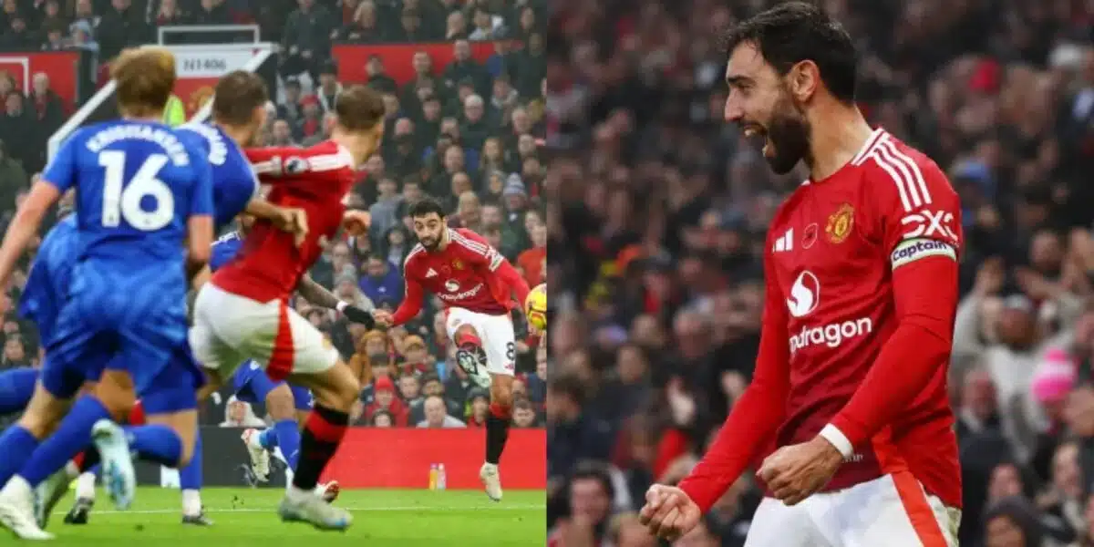 EPL: Fernandes shines as Man United beat Leicester 3-0 in Van Nistelrooy’s final game