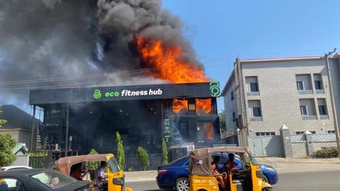 Fire Guts Eco Fitness Center In Abuja