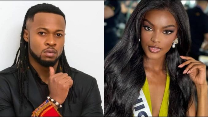 Flavour reacts as man asks Nigerians to hide Chidimma Adetshina from him