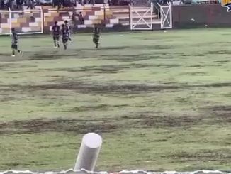 Footballer instantly killed after he is struck by lightning mid-match as five are left injured in horror accident