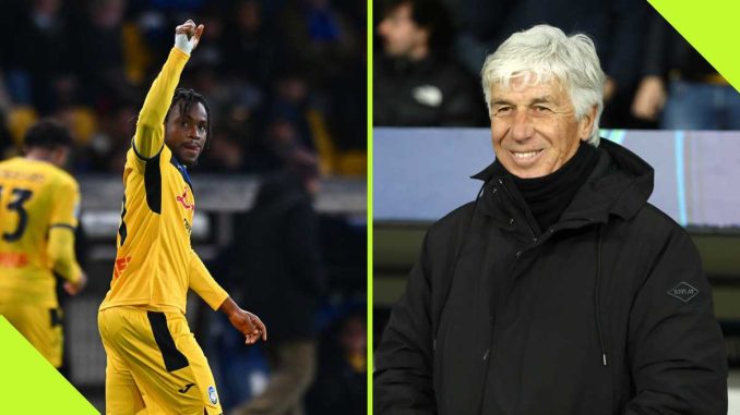 Gasperini Explains How CAF POTY Favourite Lookman Inspired Atalanta’s Form After UCL Win