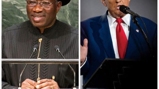 Goodluck Jonathan Congratulates Trump On Election Victory